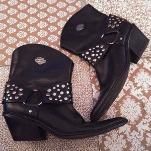 Harley Davidson leather boots